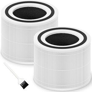 2 Pack Core 300 Replacement Filter for LEVOIT Core 300 Core 300S Air Purifier
